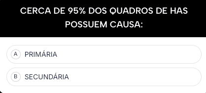 Pergunta interativa dentro de um MEDstories